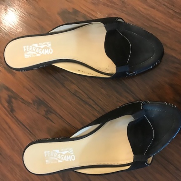 FERRAGAMO SANDALS/SLIDES (WEDGE HEEL) - Picture 4 of 9